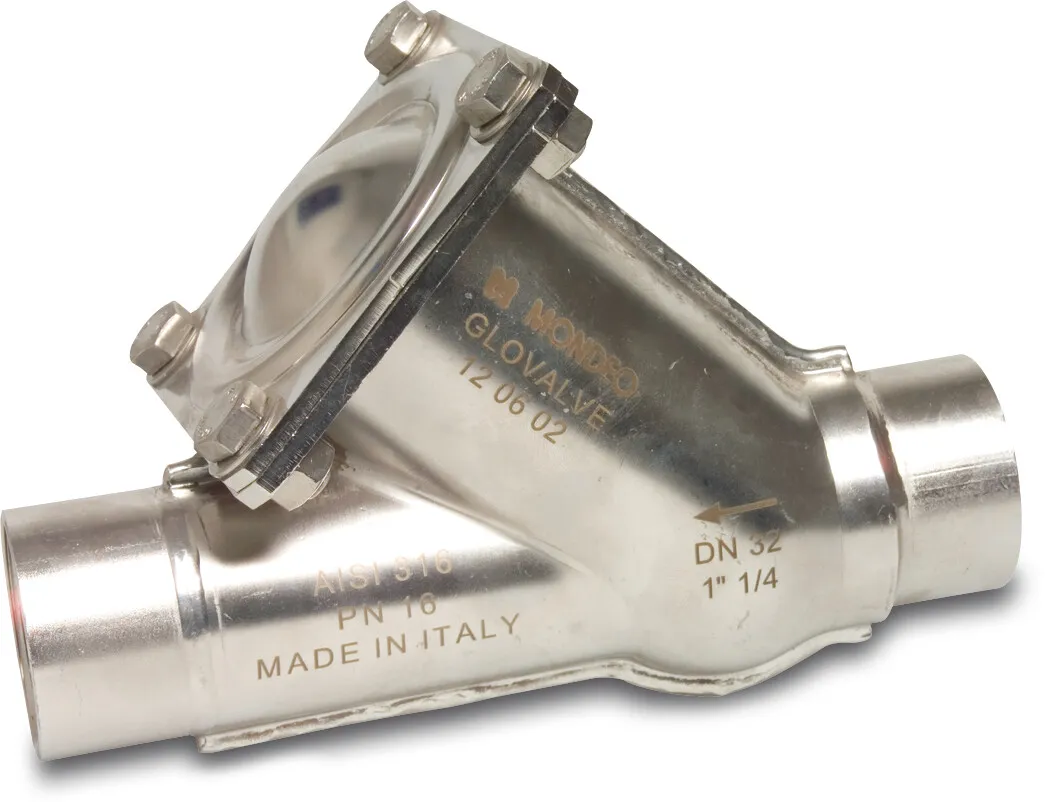 Ball check valve stainless steel 316 1 1/4" female thread 16bar DN32 type M1