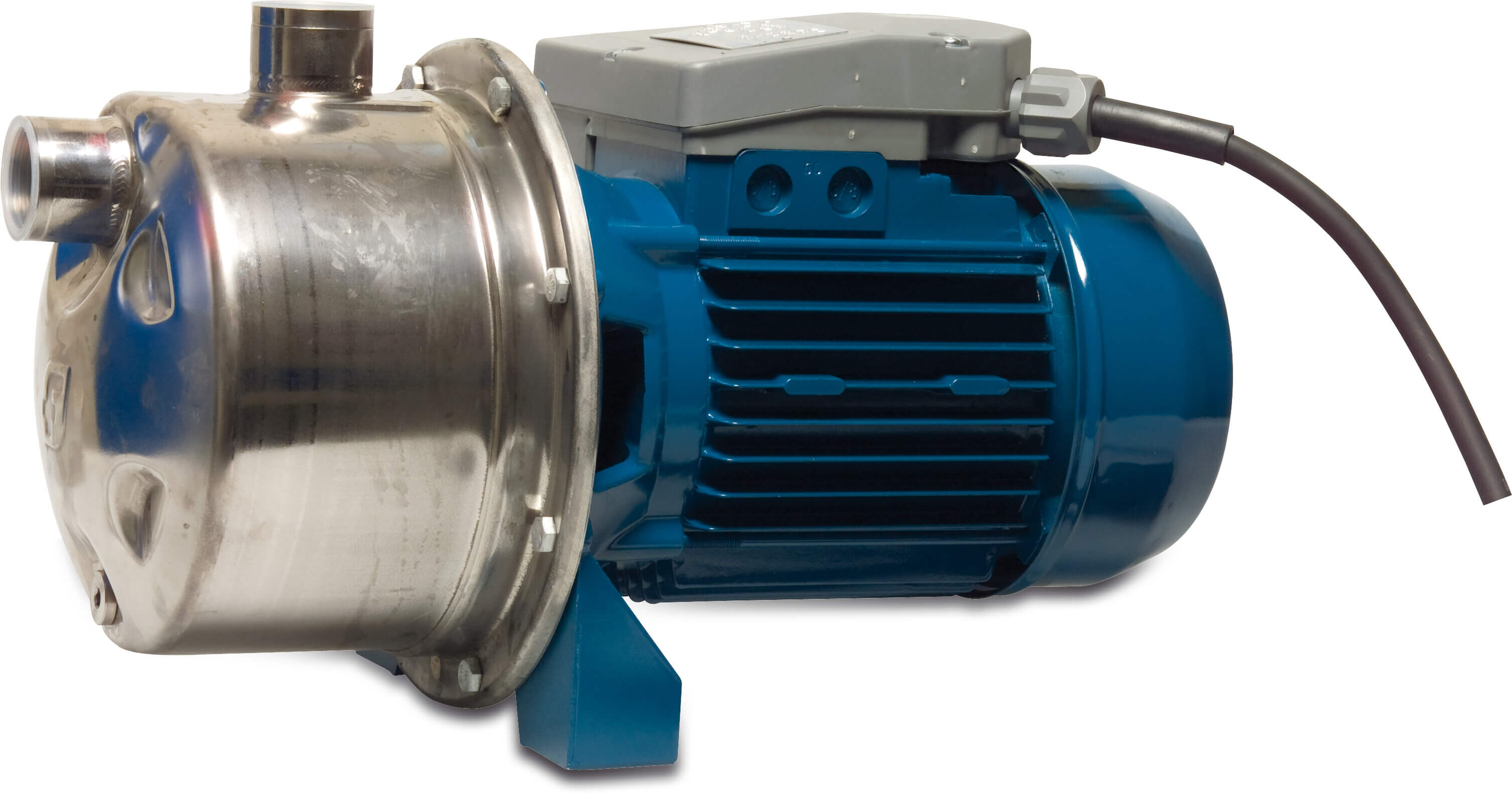 Foras Kreiselpumpe Edelstahl 304 1" Innengewinde 8bar 3,7A 230VAC Blau selbstansaugend Typ JXF 86 N