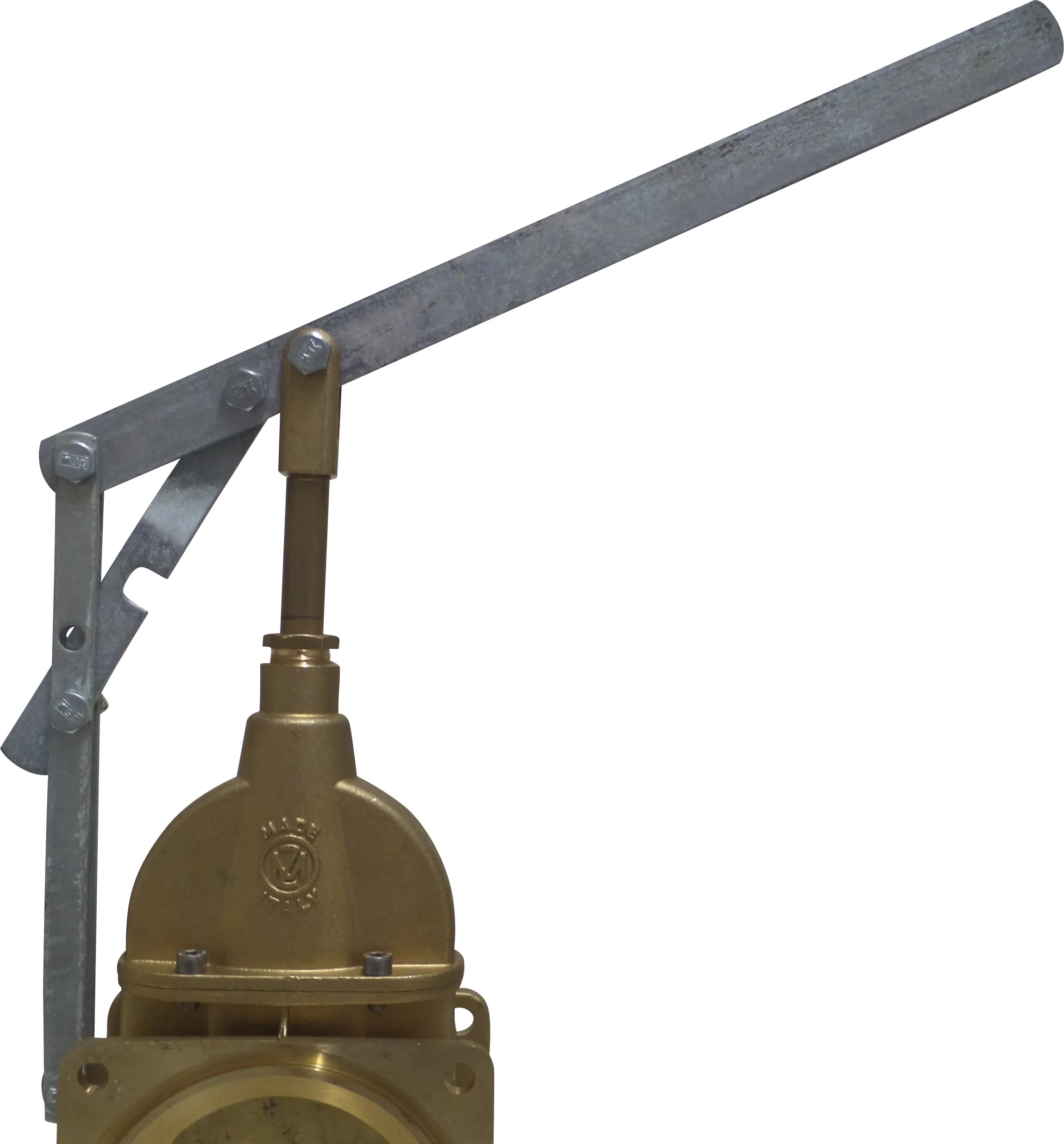 Hebelgarnitur Stahl Verzinkt 4" für MZ