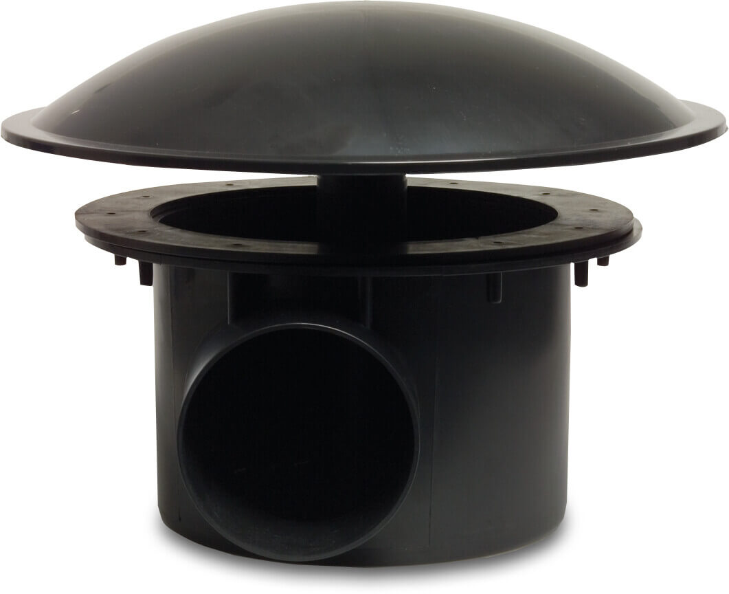 Bodenablauf 110 mm Schwarz