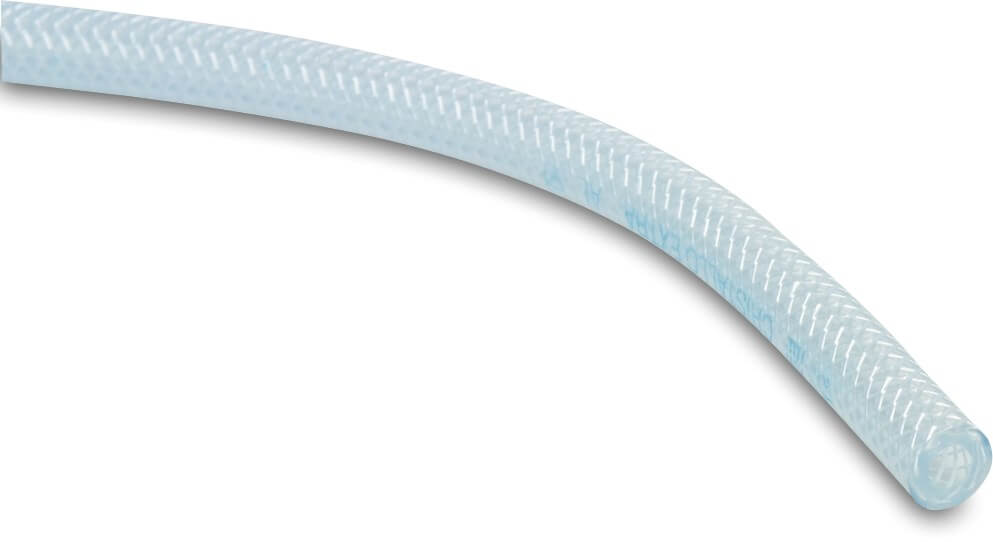 Clear hose PVC 4 mm x 10 mm x 3,0 mm 24bar transparent 50m