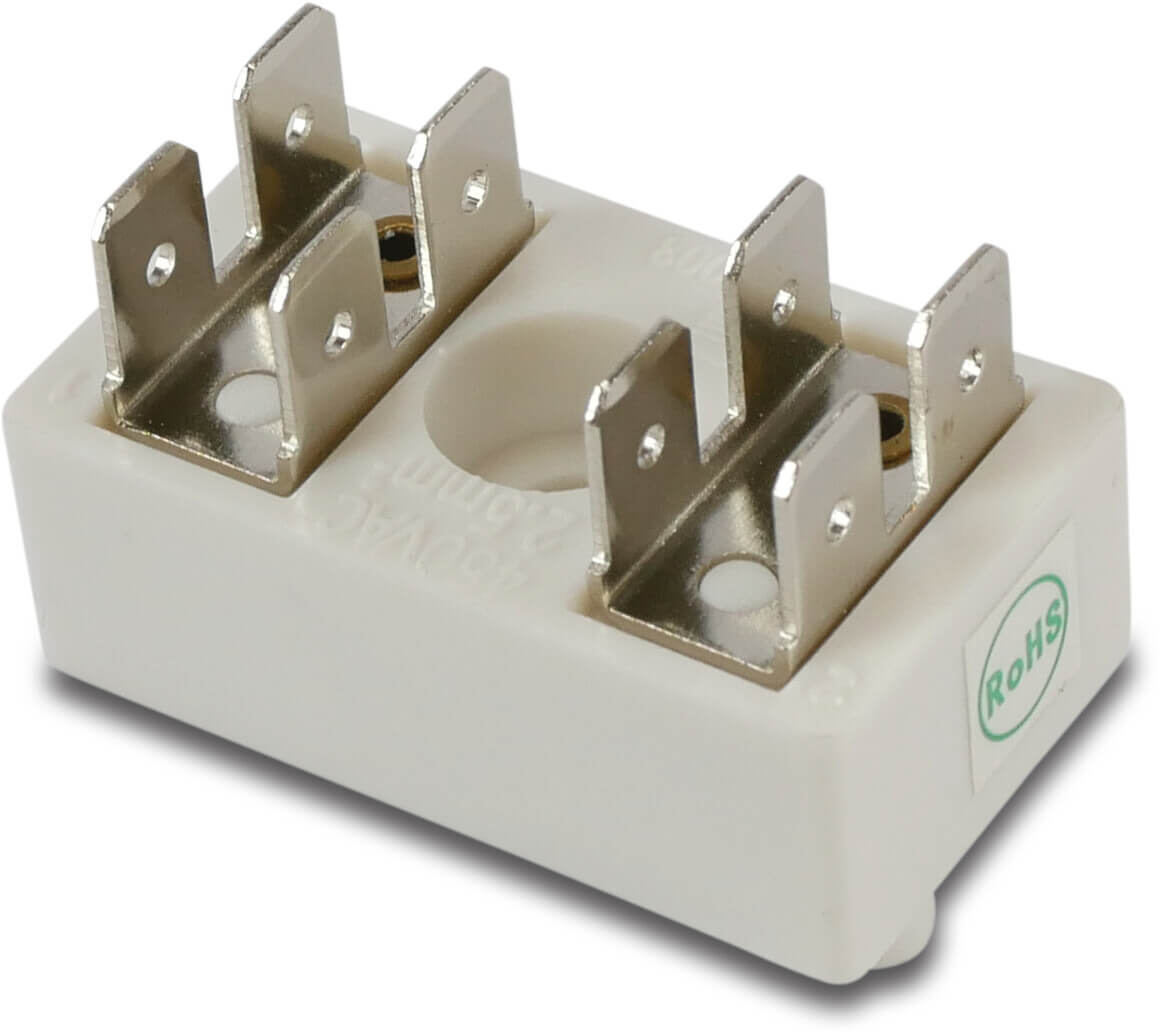 Connector block 220-240 volt (2,5 mm²)