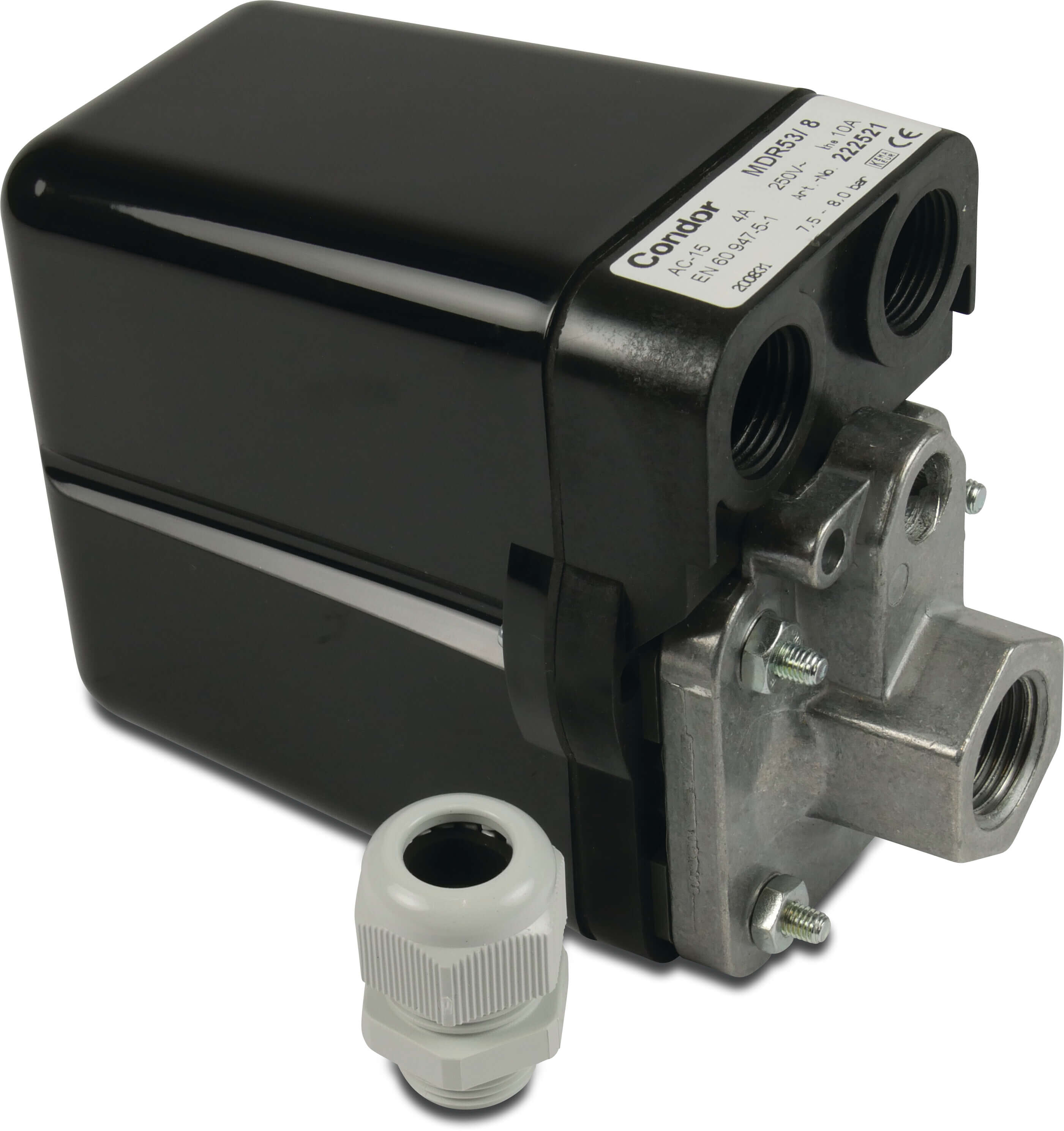 Condor Pressostat 1/2" Innengewinde 8A 230VAC Typ MDR 53-8