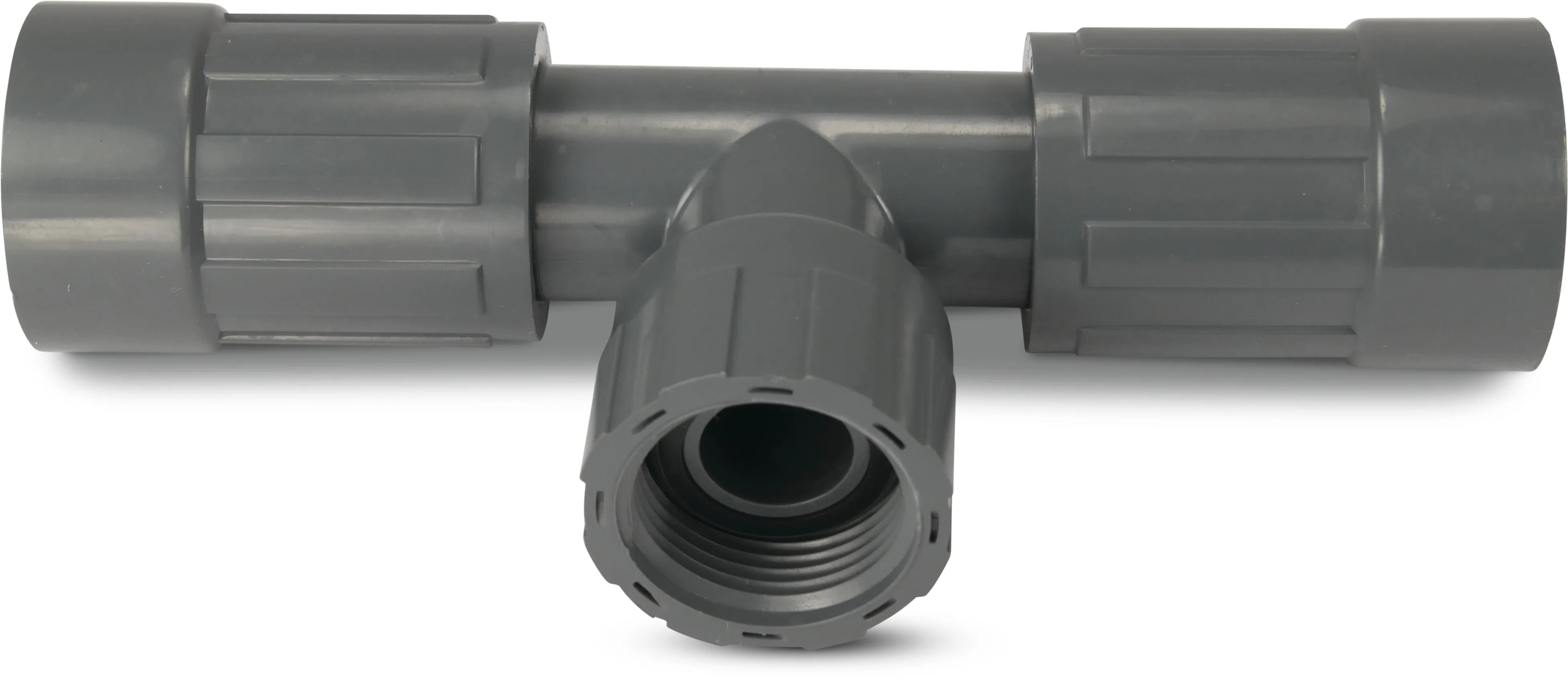 Rain Bird Verdeelstuk PVC 1" binnendraad x wartel binnendraad 10bar grijs type RB1203-010