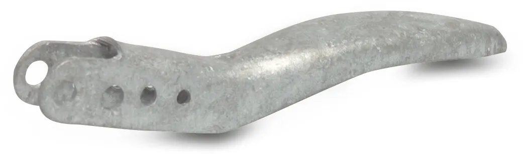 Claw lever steel galvanised 159 mm type Perrot