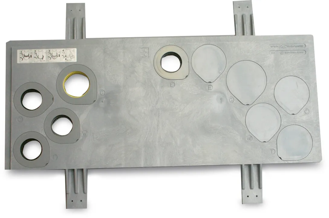 Målerkabinet gulvplade, Standard, gas