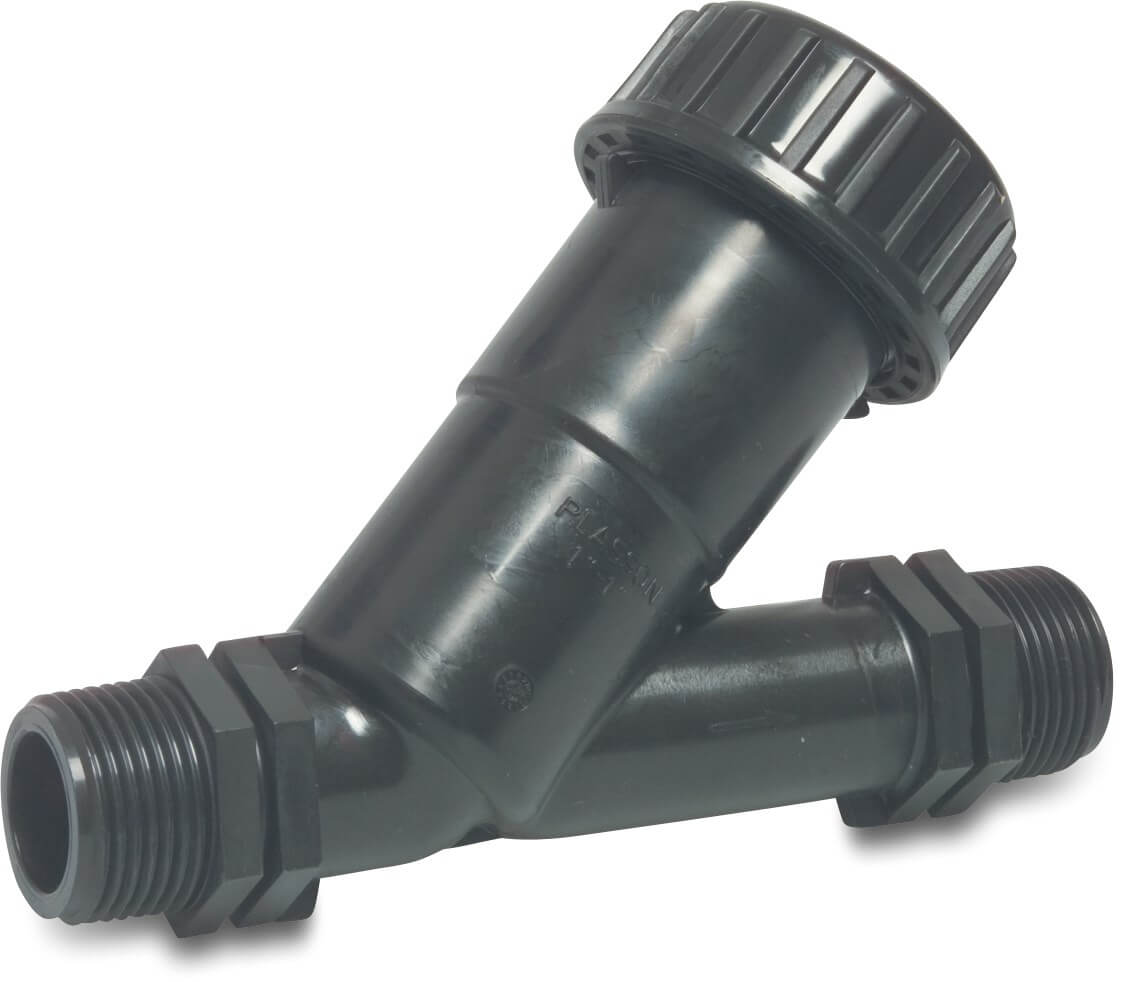 Non return valve PP 3/4" male thread 10bar black