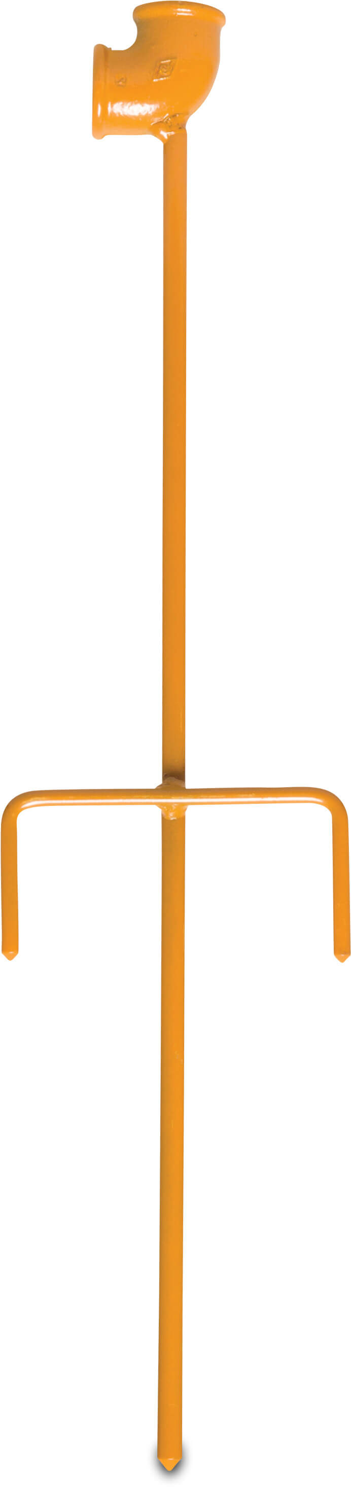 Pic acier galvanisé 3/4" filetage femelle type coudé