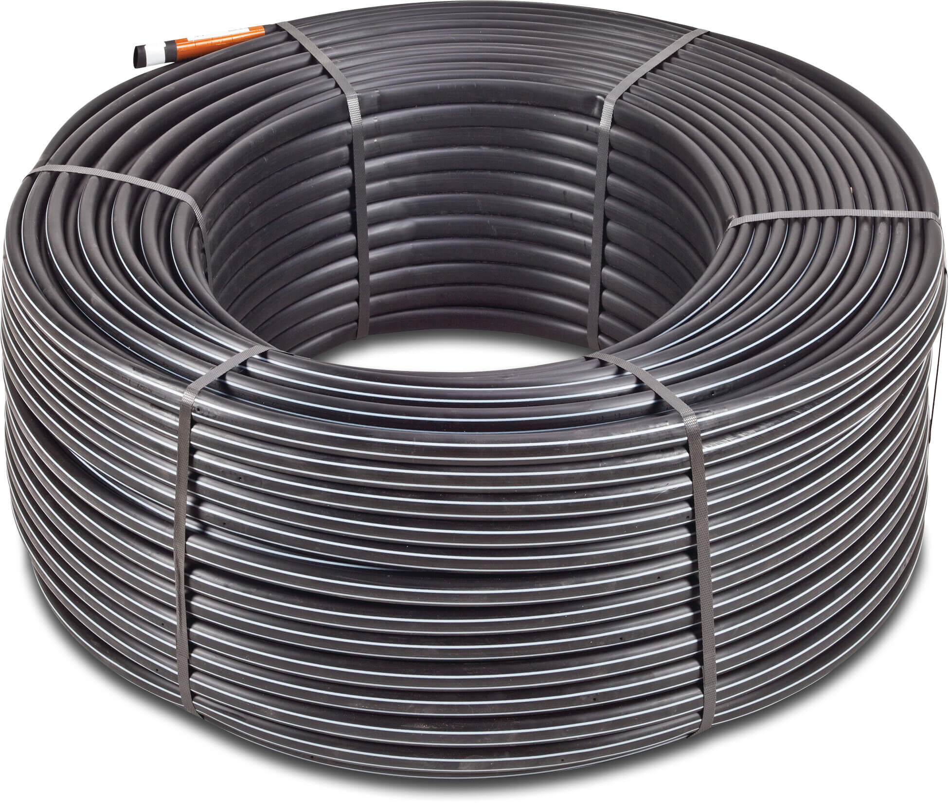 NaanDan Drip irrigation hose PE 16 mm x 1,0 mm 39mil 4bar 130micron 1,1ltr/h 20cm black 500m type Amnon PC CNL