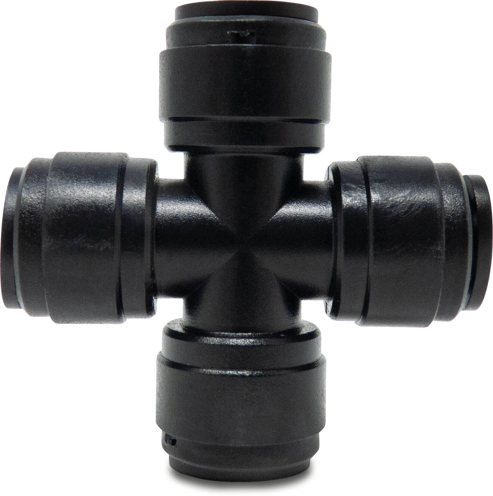Cross-piece POM WRAS push-in black Aquaspeed