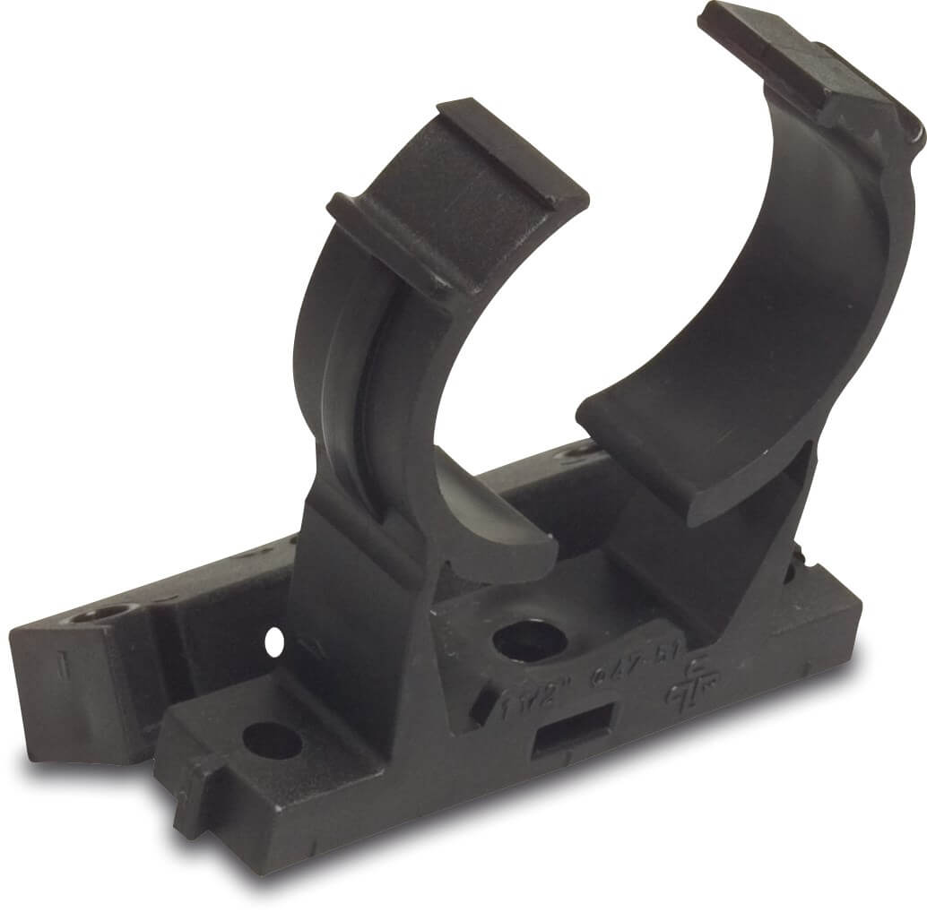 Pipe clamp PP 15-19 mm black type POPP