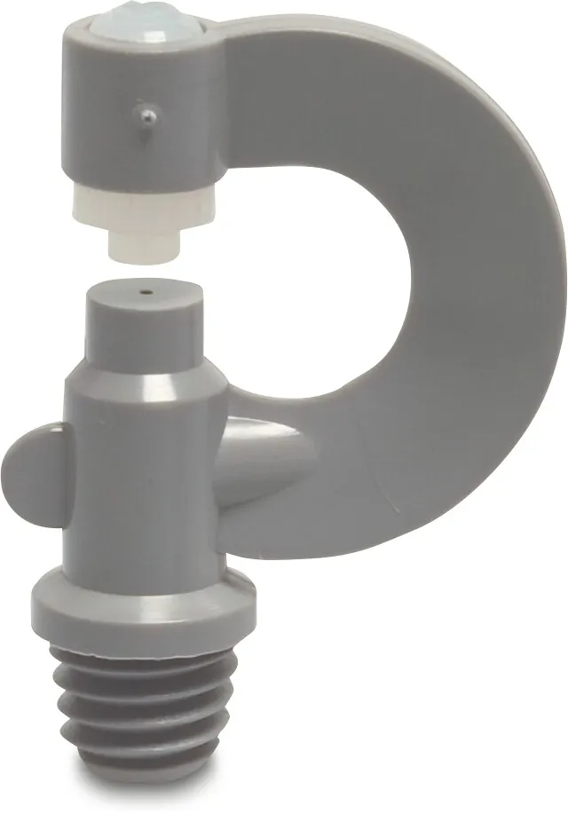 VDL Nebeldüse Nylon 3/8WW Außengewinde 0,75 mm Grau/Weiß