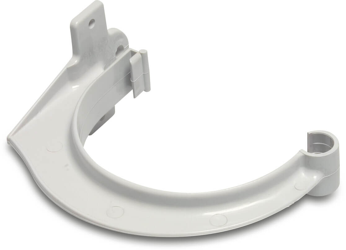 Halter PVC-U 115 mm Grau