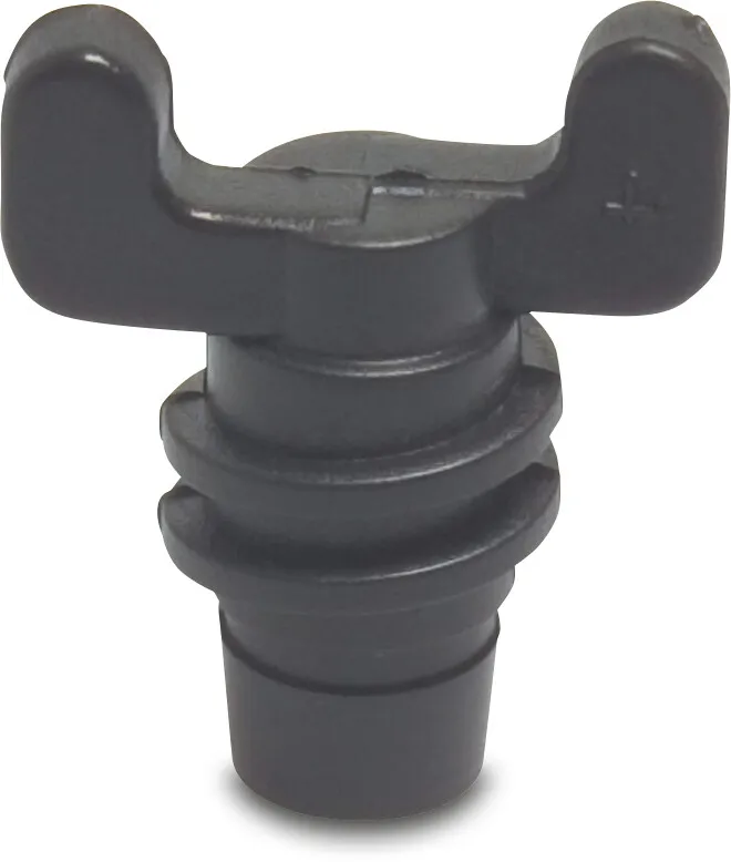 NaanDan Plug plastic 4/7 mm bayonet M black