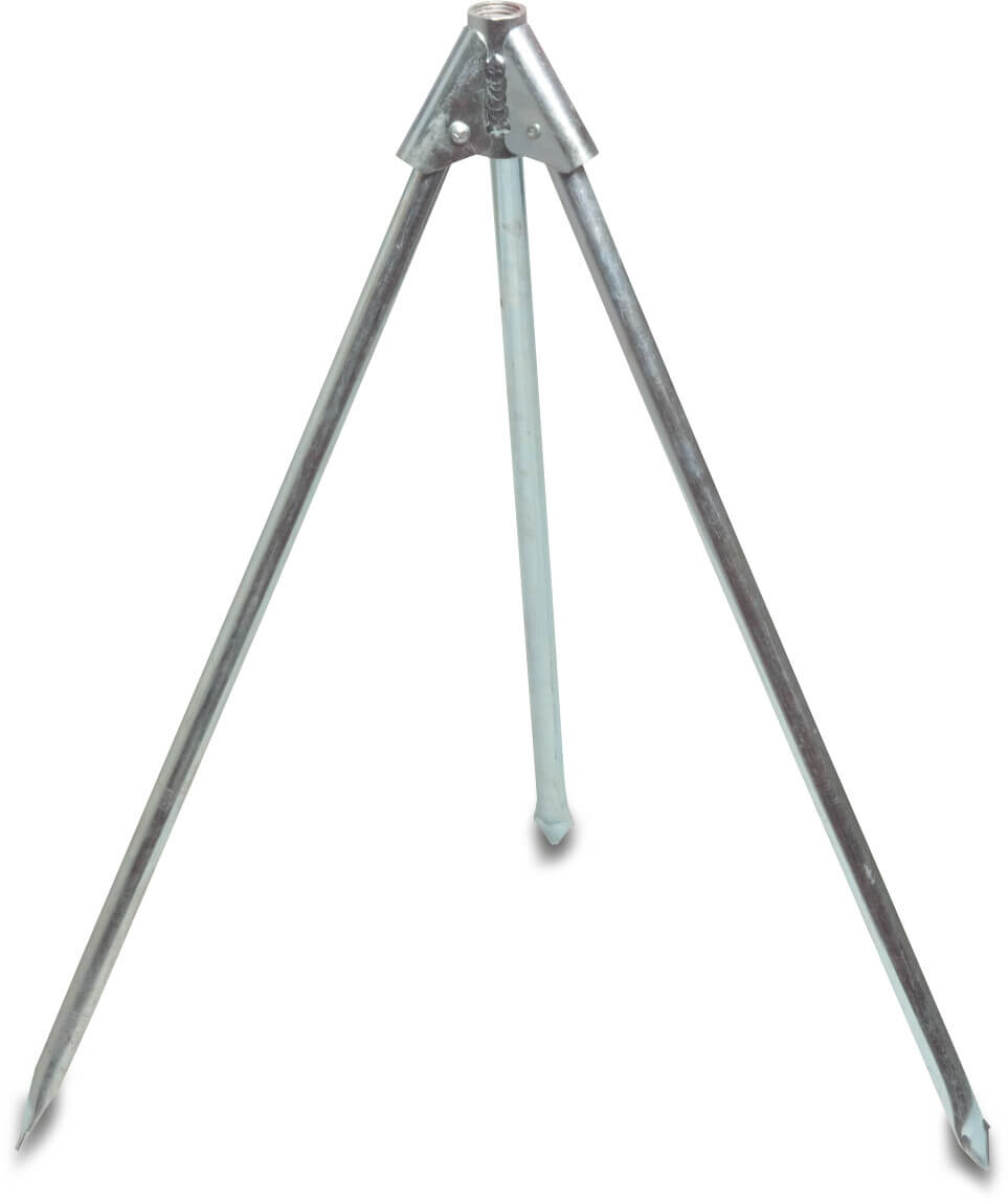 Regenstativ Stahl Verzinkt 1/2" x 13 mm Innengewinde x Schlauchtülle P1