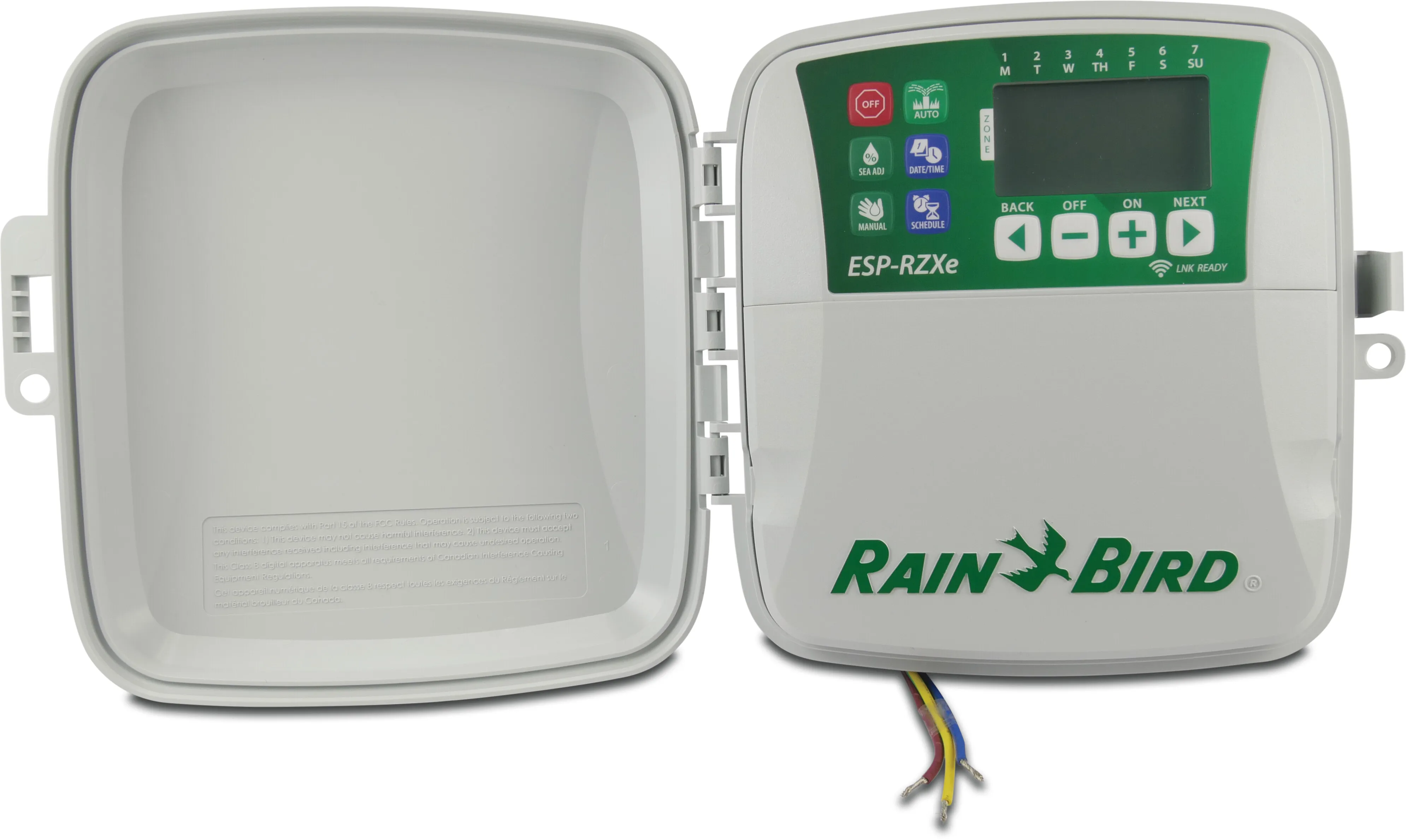 Rain Bird Irrigation controller 0.65A 24VAC white type RZXe Outdoor 8 8 stations