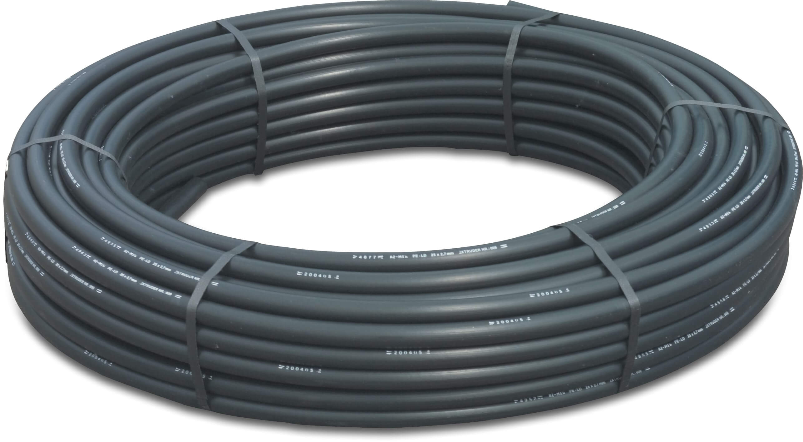 Pressure pipe PE100 75 mm x 4,5 mm plain SDR 17 10bar black 100m