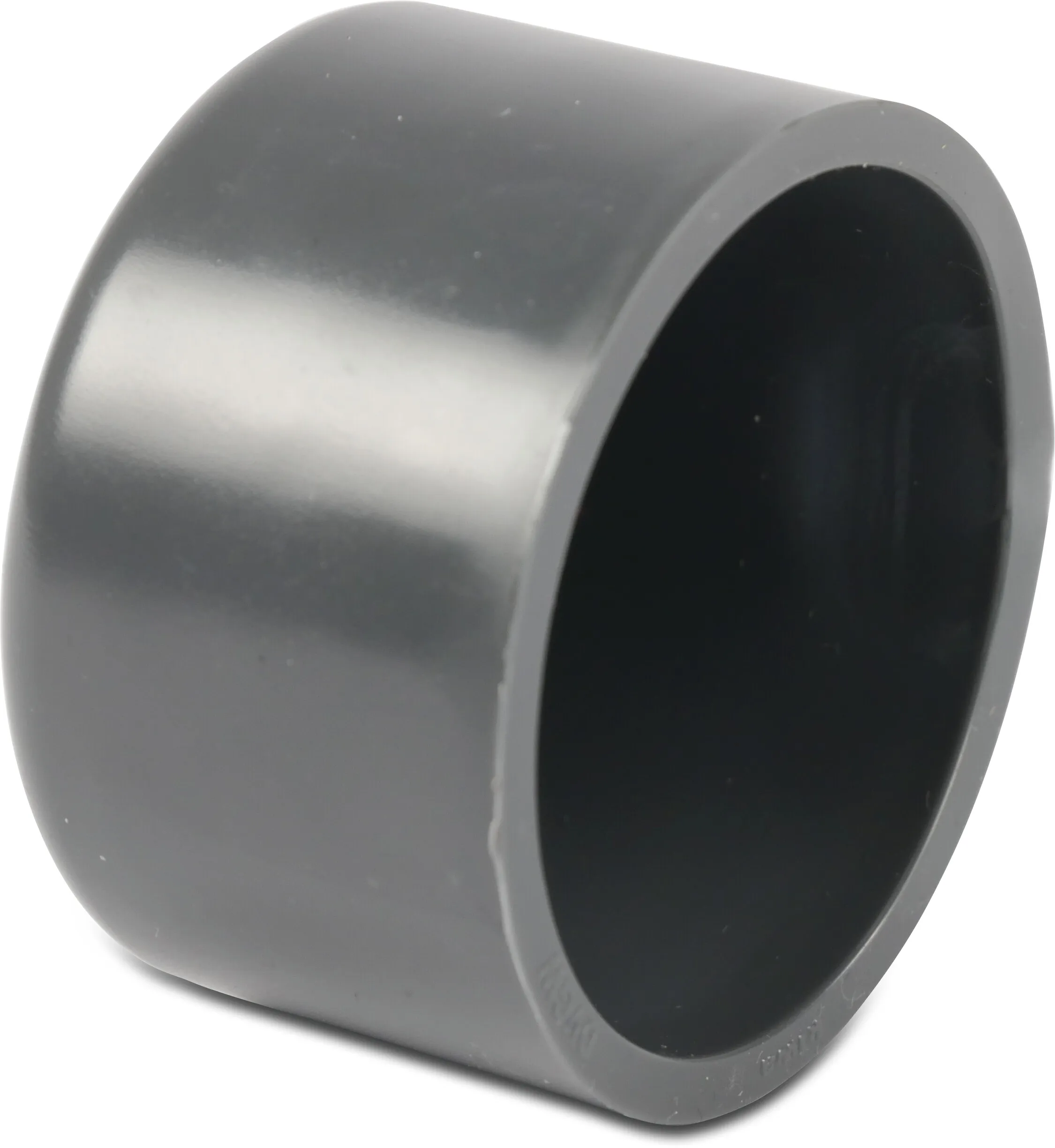 Cap PVC-U 25 mm glue socket 16bar grey