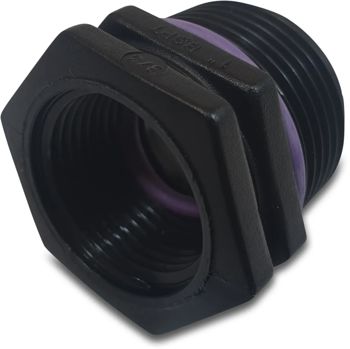 Tavlit Reducer bush PP 1 1/2" x 1 1/4" male thread x female thread type Self Seal