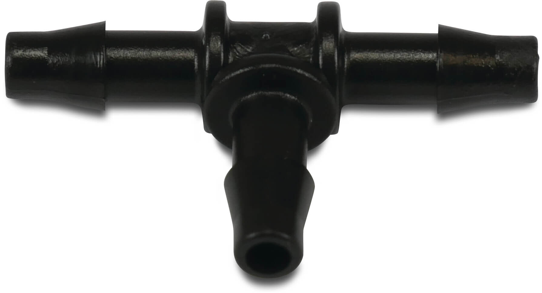 T-piece 90° PP 6 mm barbed 3,5bar black