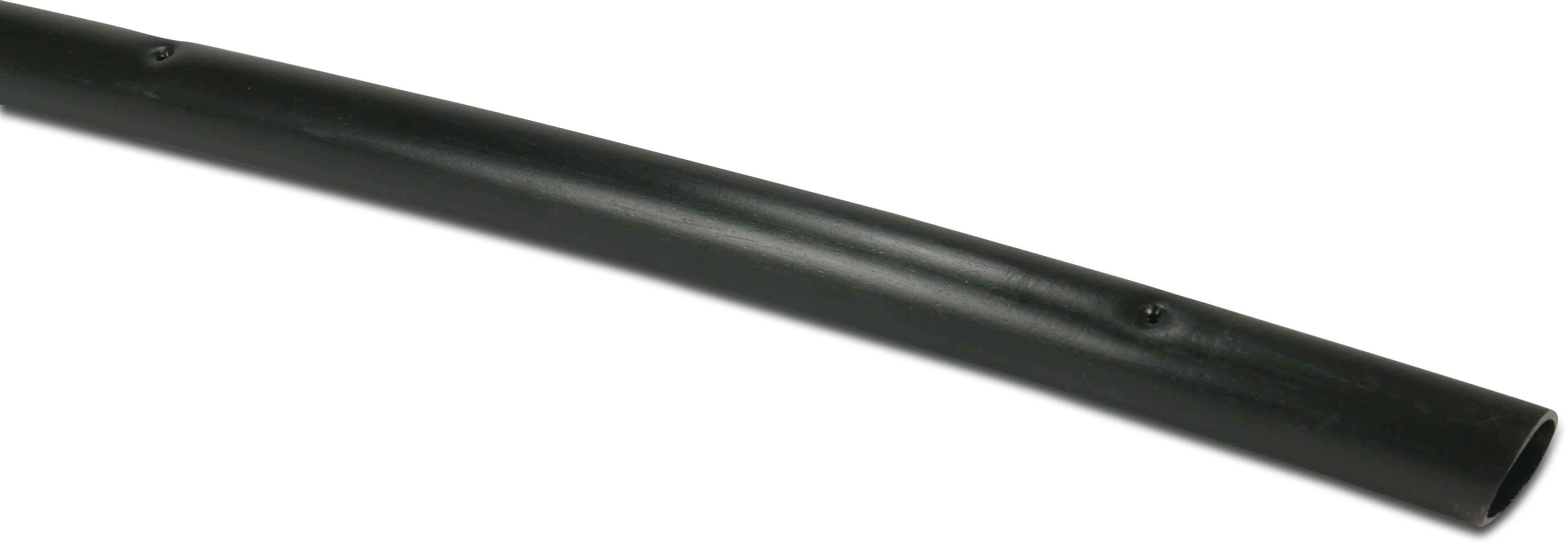 Druckrohr gelocht PE40 20 mm x 1,5 mm Glatt 4bar Schwarz 500m gebohrt alle 20cm