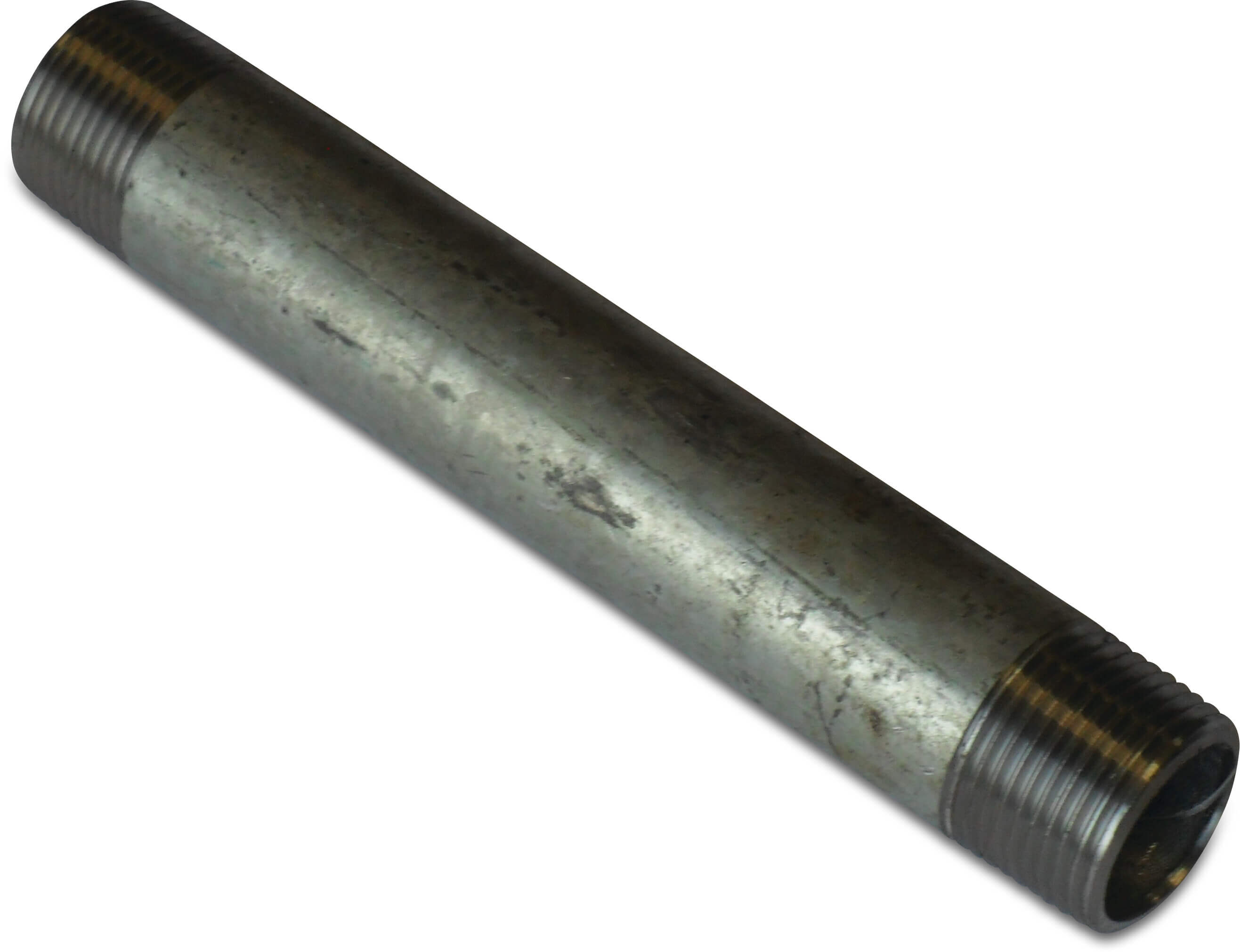 Profec Nr. 23 Pipe nipple steel galvanised 3" male thread 16bar 100 mm