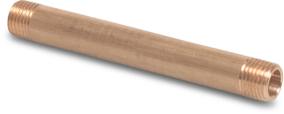 Profec Nr. 23 Pipe nipple brass 2" male thread 40bar 60 mm