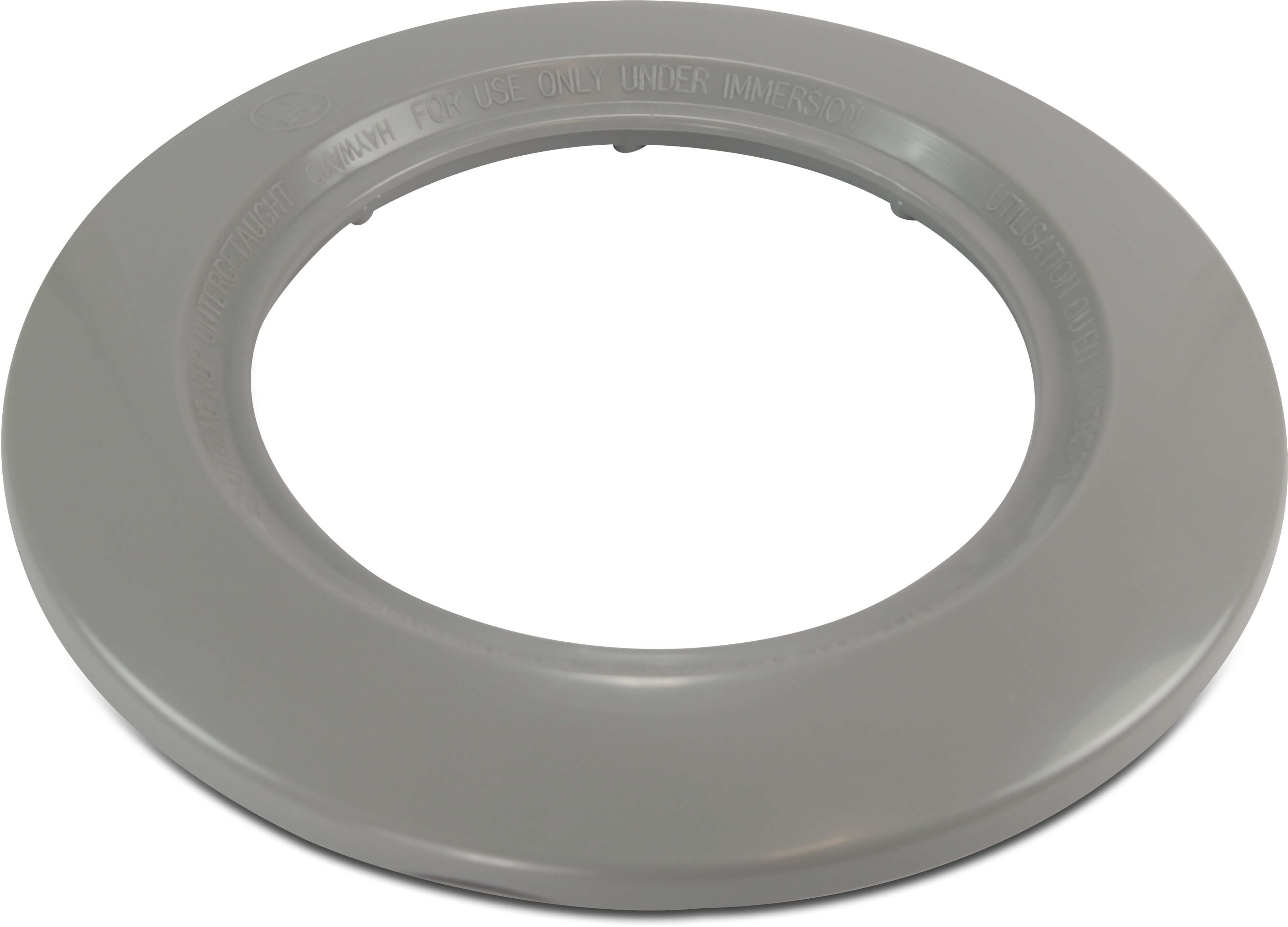 Hayward Blende für Schwimmbadlampe PVC hellgrau Typ Design/ColorLogic II/CrystalLogic