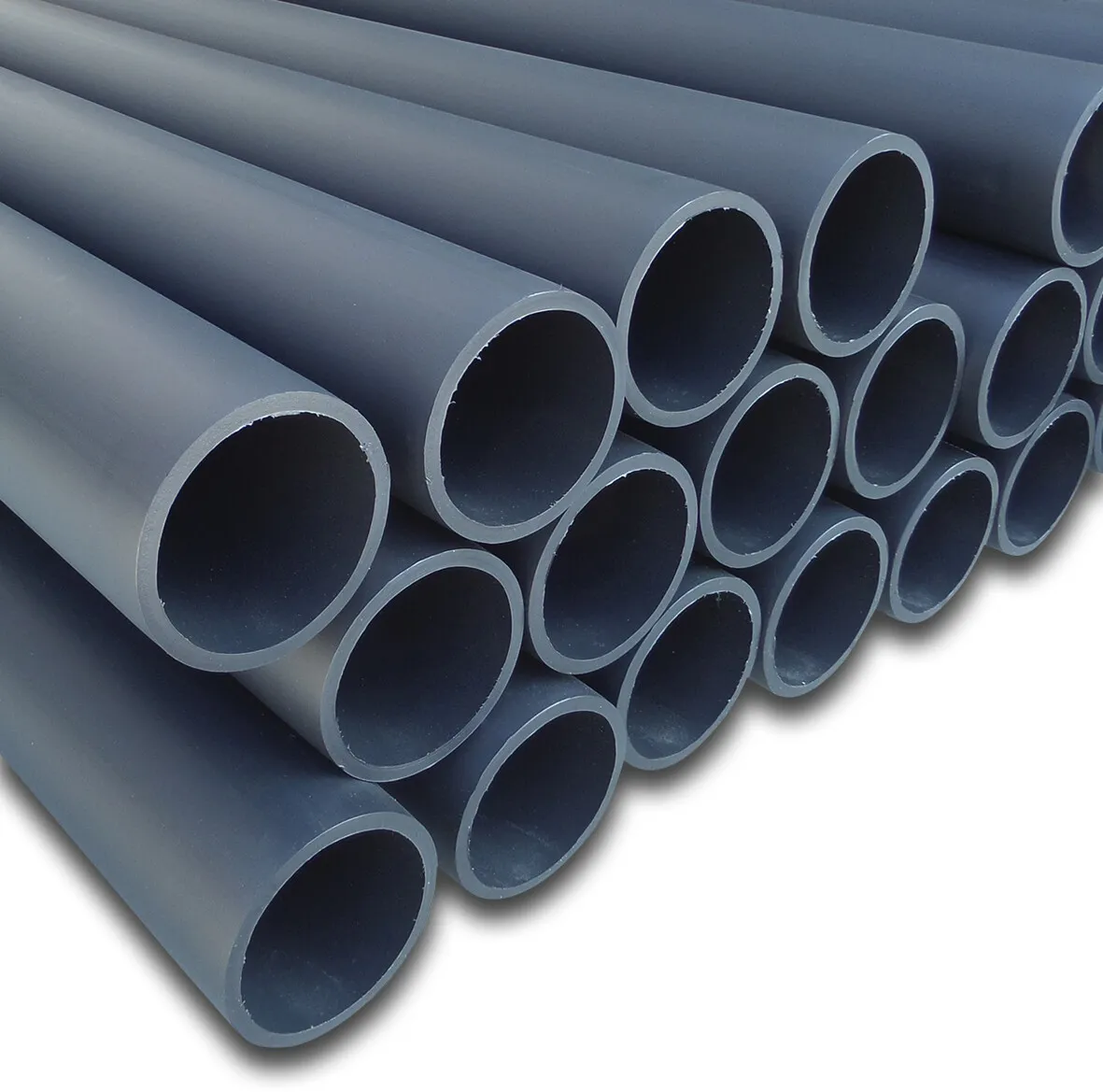 Kabelbeskyttelsesrør PE 160 mm x 6,2 mm glat sort 6m