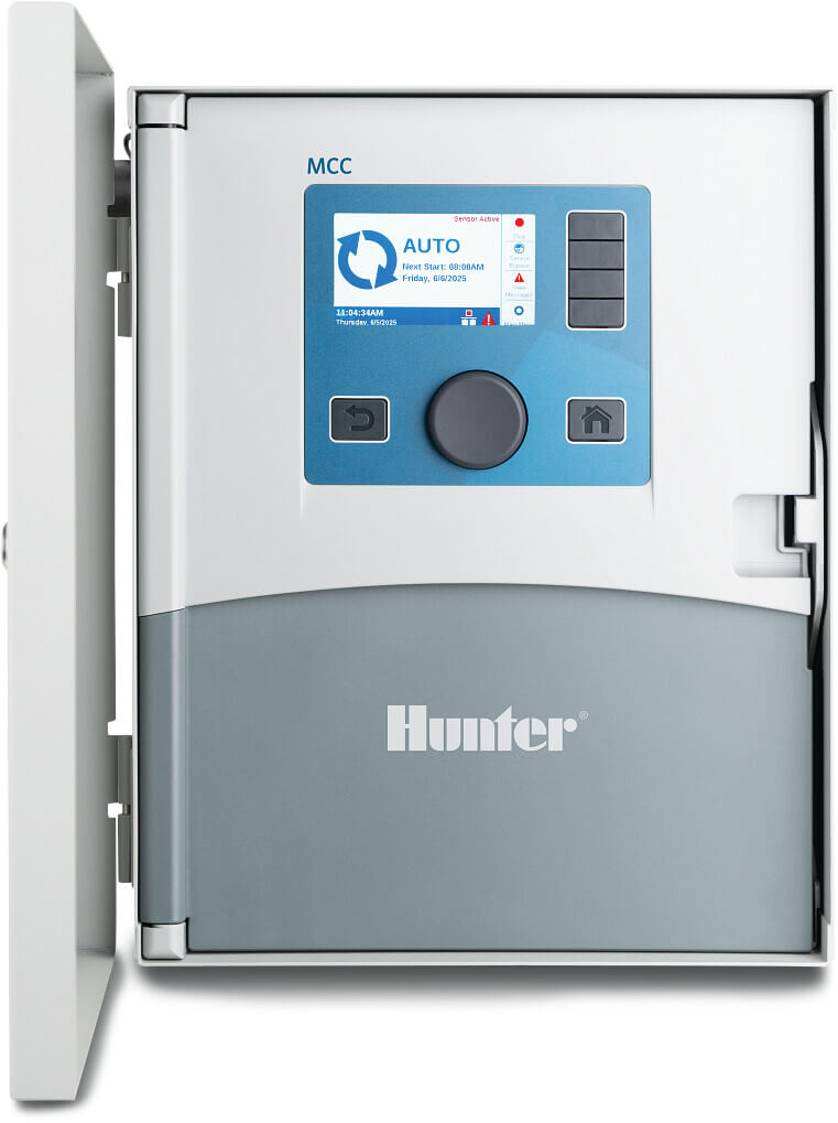 Hunter Regenautomaat kunststof 24VAC wit/blauw type MCC8 wandmontage 8 stations