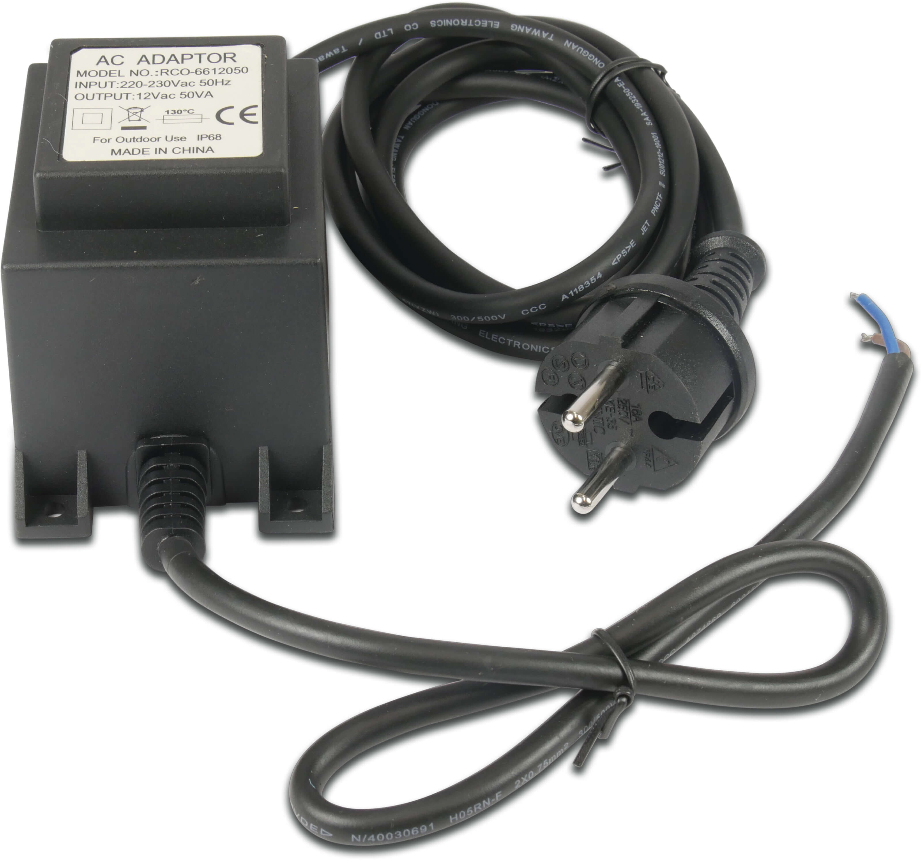 Trafo 12VAC 100W