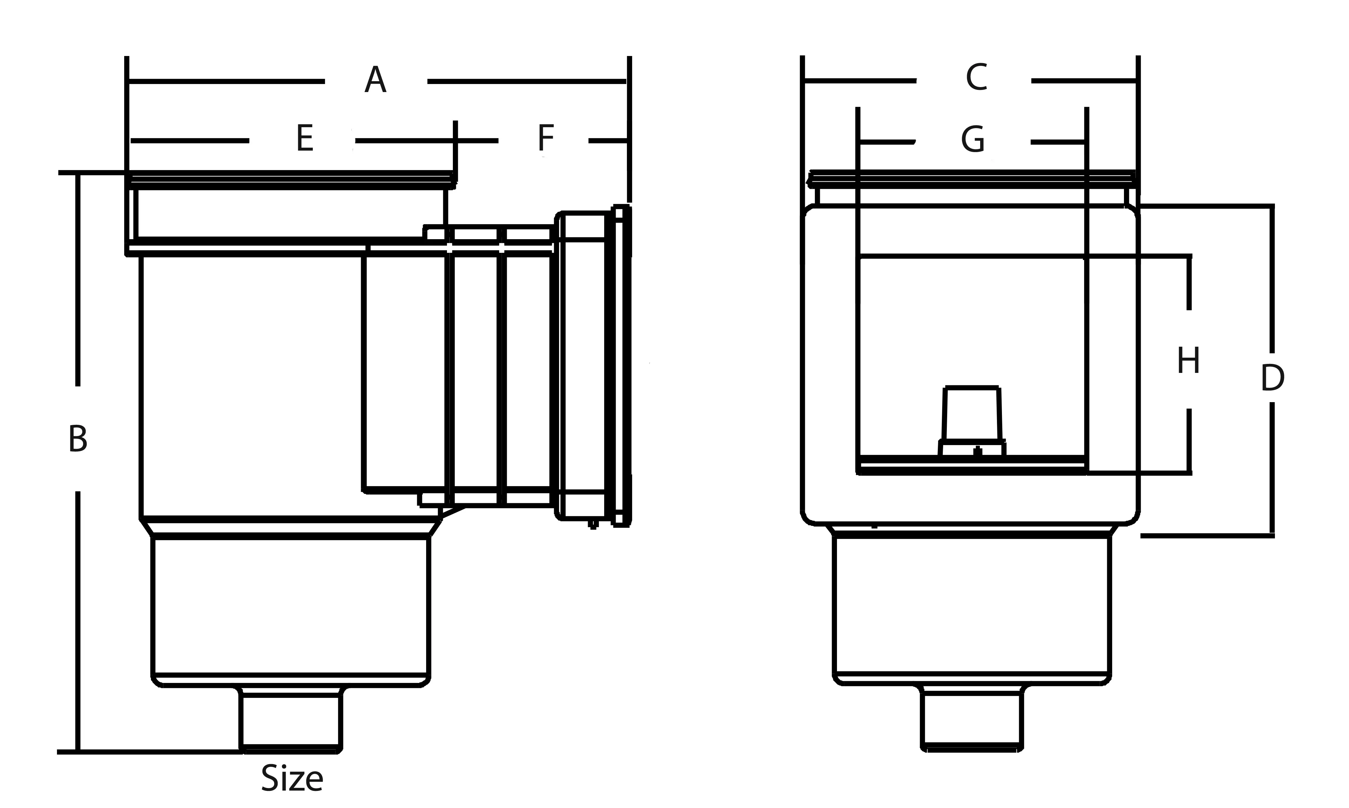 Hayward Premium Small Skimmer ABS 2" binnendraad grijs/wit rechthoekig