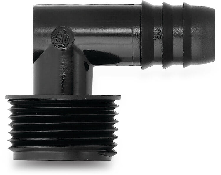 Tavlit Elbow 90° PP 17 mm x 3/4" barbed x male thread