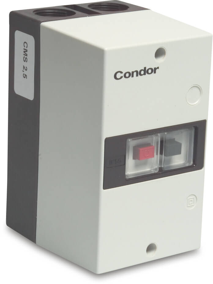 Condor Motor protection switch plastic 2,4A - 4,0AA 230/400VAC type CMS 4.0