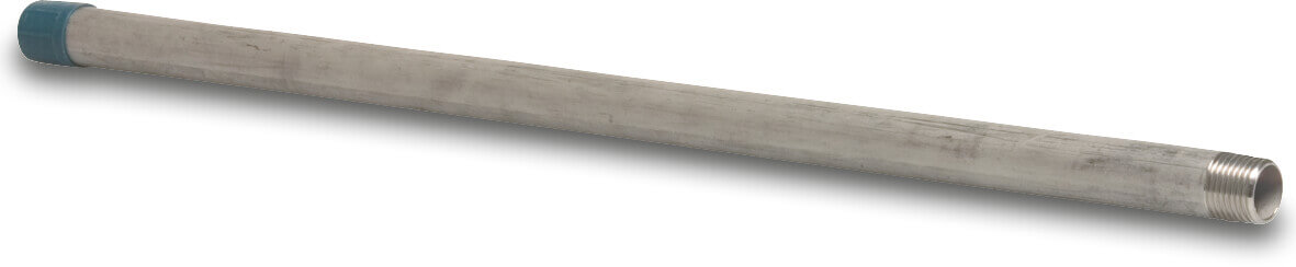 Nr. 23 Rohrnippel Edelstahl 304 1/2" Außengewinde 500 mm