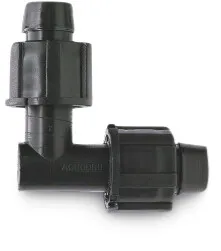 Elbow 90° PP 17 mm tape black