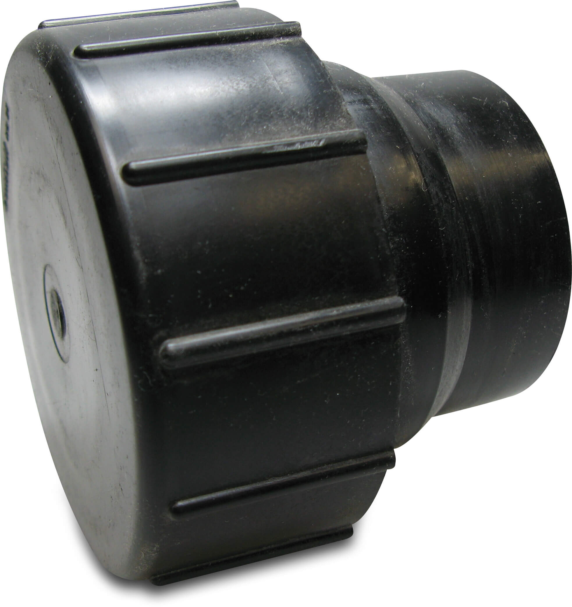 End set PE80 110 mm welding spigot SDR26 4bar black