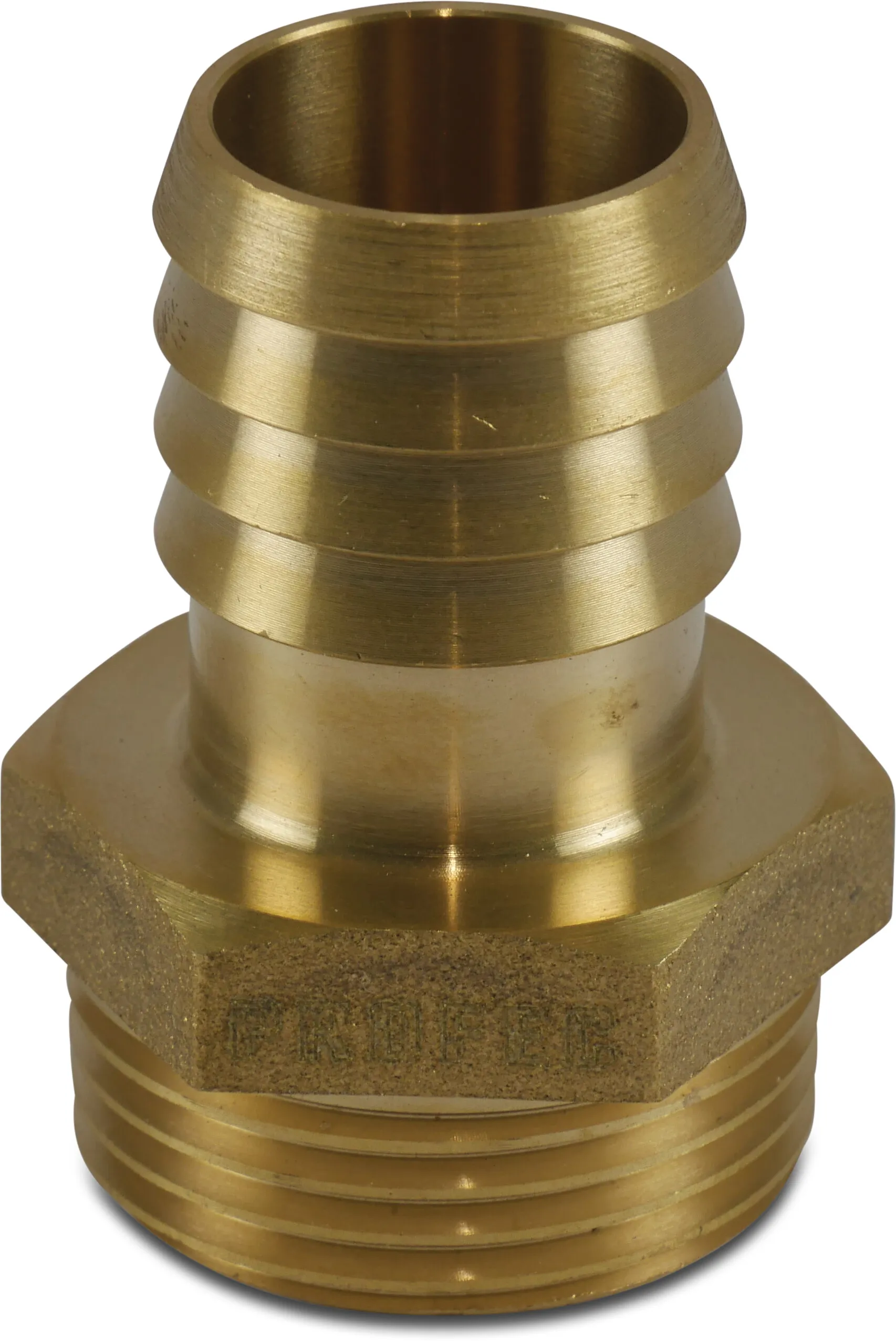 Profec Embout de tuyau laiton 1 1/2" x 50 mm filetage mâle x embout P1