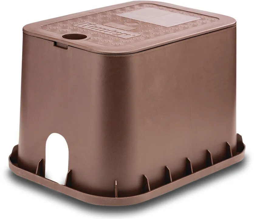 Hunter Hydrantput rechthoekig bruin type MB-0811