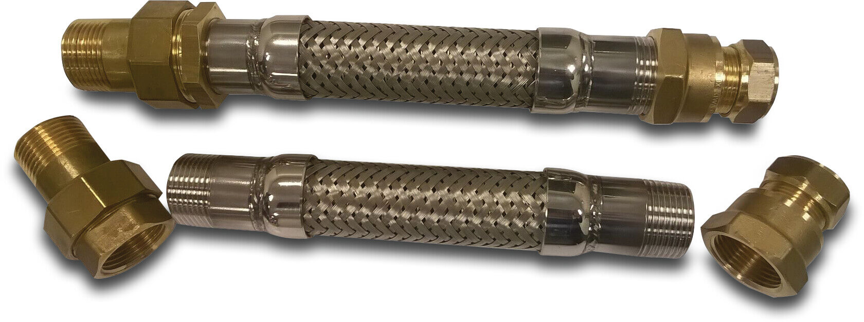 DAB Flexibler schlauch Edelstahl 1" Außengewinde x Innengewinde 25cm Edelstahl Typ ESYBOX