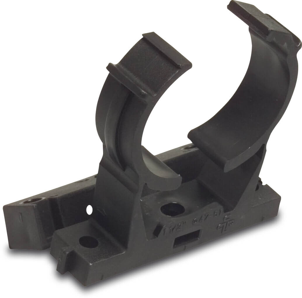 Pipe clamp PP 47-51 mm black type POPP