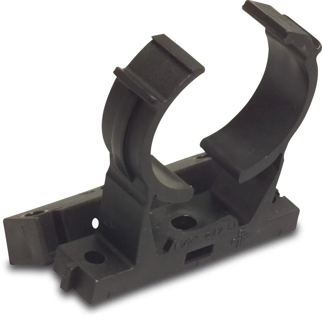 Pipe clamp PP 47-51 mm black type POPP