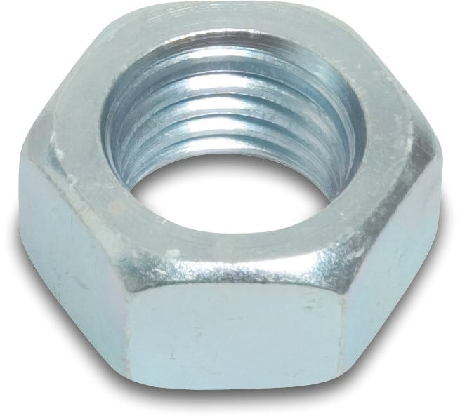 Hexagon nut steel galvanised M8