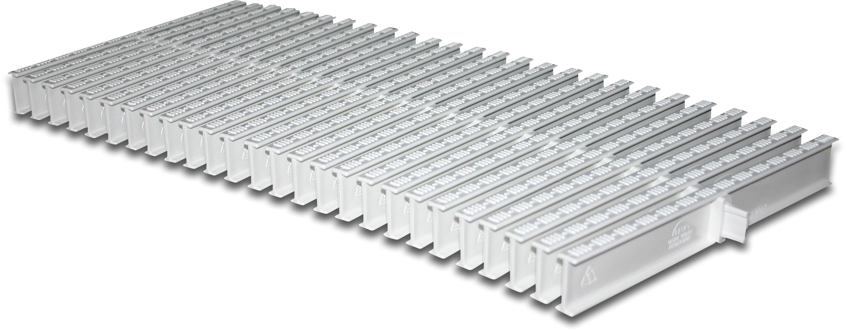 Overflow grating 240 mm x 22 mm 1m type Standard