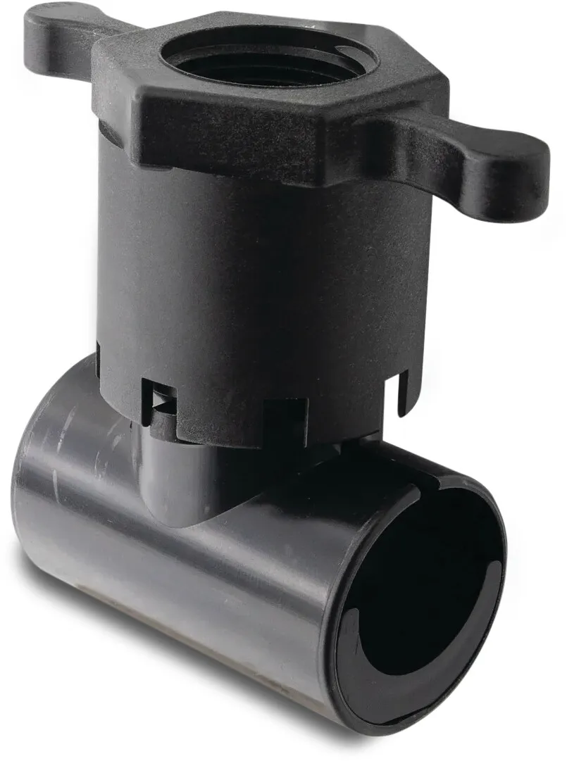 Rain Aanboorzadel PP 25-32 mm x 3/4" klem x binnendraad type 2 in 1