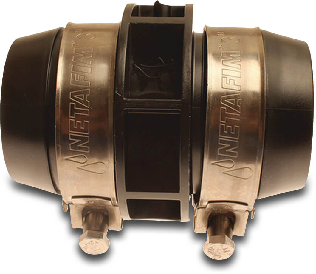 Netafim Flat hose connector kit 102 mm Schelle Typ FlexNet