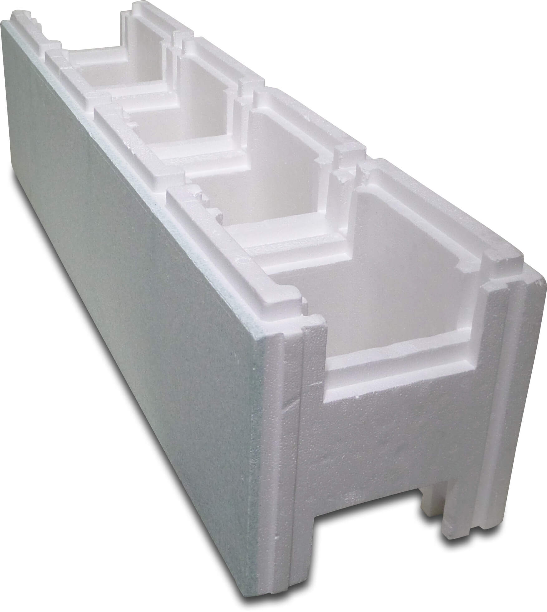 Pool building brick EPS25/EPS80 500 mm white 1,25m