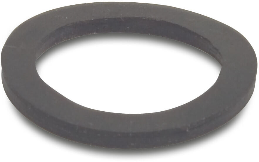 Flachdichtung Gummi 3/4" Schwarz