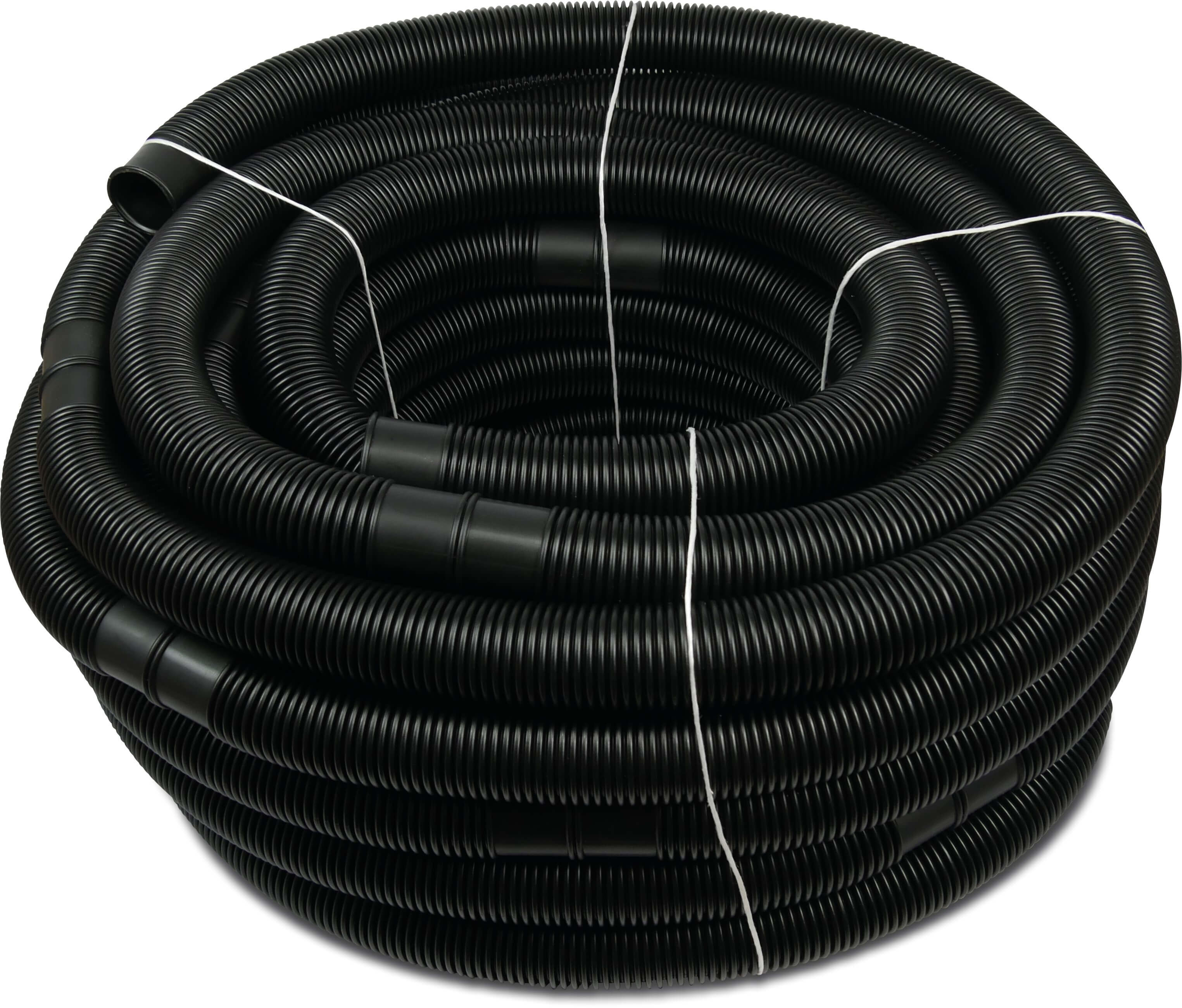 Pool hose PP 38 mm black 25m cuffs 1.5m type Solar