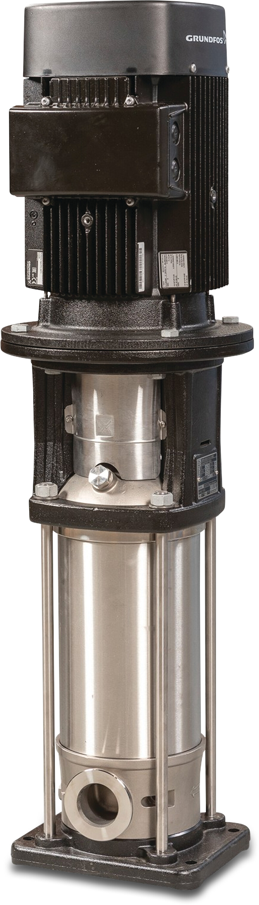 Grundfos Meertraps centrifugaalpomp RVS DN35 DIN flens 4,45A 400VAC type CRI 5-14 A FGJ I V HQQV